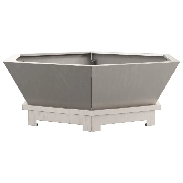 Vatră de foc hexagonală din oțel corten - Livrare gratuită Vatră de foc hexagonală din oțel corten - Livrare gratuită
