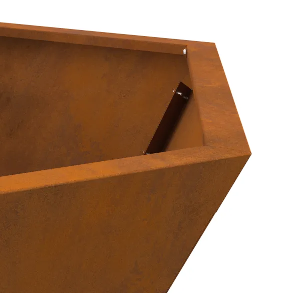 Vatră de foc hexagonală din oțel corten - Livrare gratuită Vatră de foc hexagonală din oțel corten - Livrare gratuită