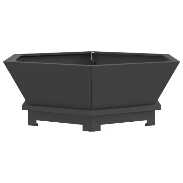 Vatră Foc Hexagonală Negru - Oțel Rezistent - Livrare Gratuită Vatră Foc Hexagonală Negru - Oțel Rezistent - Livrare Gratuită