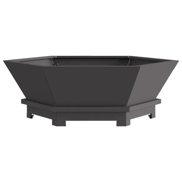 Vatră Foc Hexagonală Negru - Oțel Rezistent - Livrare Gratuită Vatră Foc Hexagonală Negru - Oțel Rezistent - Livrare Gratuită