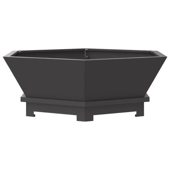Vatră Foc Hexagonală Negru - Oțel Rezistent - Livrare Gratuită Vatră Foc Hexagonală Negru - Oțel Rezistent - Livrare Gratuită
