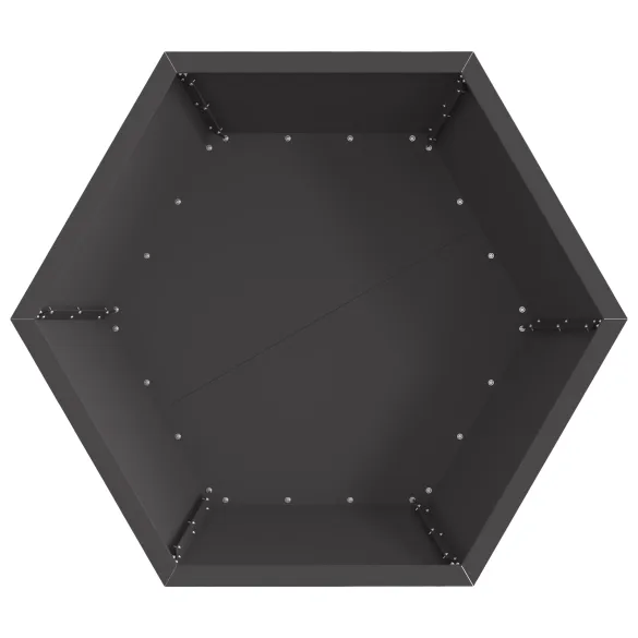 Vatră Foc Hexagonală Negru - Oțel Rezistent - Livrare Gratuită Vatră Foc Hexagonală Negru - Oțel Rezistent - Livrare Gratuită