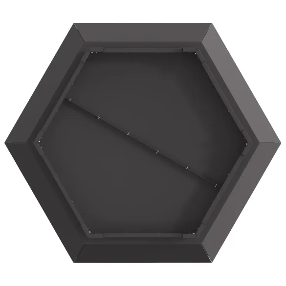 Vatră Foc Hexagonală Negru - Oțel Rezistent - Livrare Gratuită Vatră Foc Hexagonală Negru - Oțel Rezistent - Livrare Gratuită
