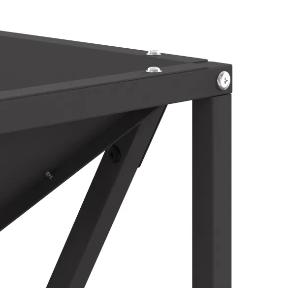 Vatră de foc pătrată negru - Oțel carbonificat - Livrare gratuită Vatră de foc pătrată negru - Oțel carbonificat - Livrare gratuită