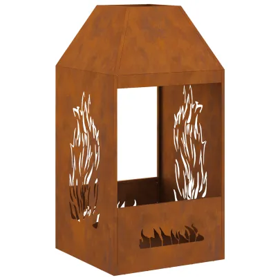 Focar Oțel Rezistent 50x50x100 cm - Livrare Gratuită