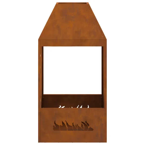 Focar Oțel Rezistent 50x50x100 cm - Livrare Gratuită