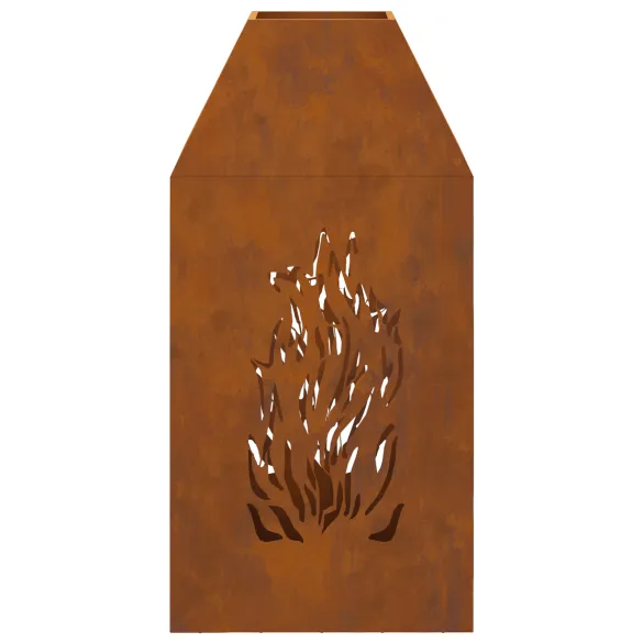 Focar Oțel Rezistent 50x50x100 cm - Livrare Gratuită