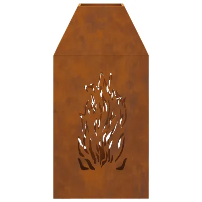 Focar Oțel Rezistent 50x50x100 cm - Livrare Gratuită