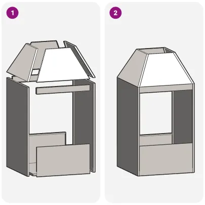 Focărie Grădină Oțel Rezistent 50x50x100 cm - Livrare Gratuită