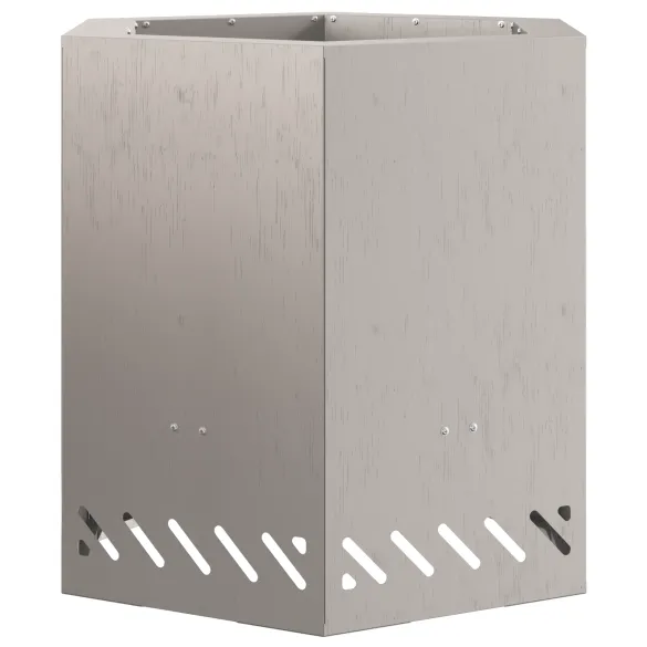 Vatră Foc Hexagonală Fără Fum - Oțel Corten - Livrare Gratuită Vatră Foc Hexagonală Fără Fum - Oțel Corten - Livrare Gratuită