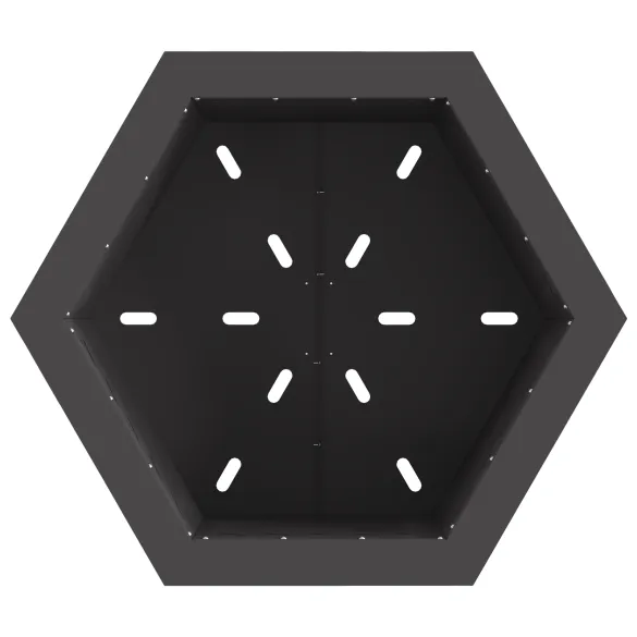 Vatră Foc Hexagonală Fără Fum - Oțel - Livrare Gratuită Vatră Foc Hexagonală Fără Fum - Oțel - Livrare Gratuită