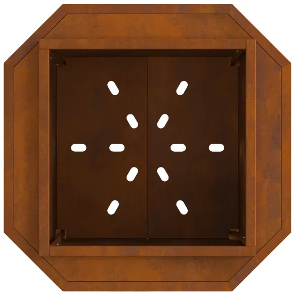 Focar Fără Fum Rustic | Oțel Antirugină | Livrare Gratuită