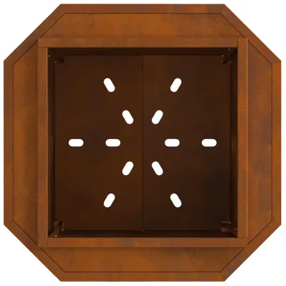 Focar Fără Fum Rustic | Oțel Antirugină | Livrare Gratuită