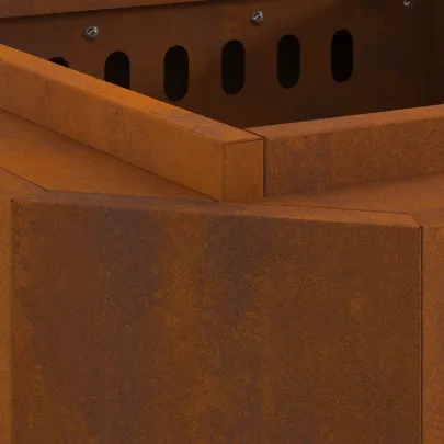 Focar Fără Fum Rustic | Oțel Antirugină | Livrare Gratuită