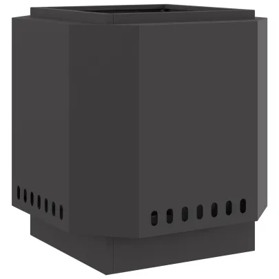 Focar Exterior Fără Fum Negru din Oțel | Livrare Gratuită