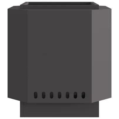 Focar Exterior Fără Fum Negru din Oțel | Livrare Gratuită