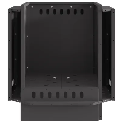 Focar Exterior Fără Fum Negru din Oțel | Livrare Gratuită