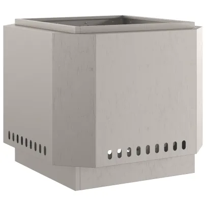 Focar fără fum exterior din oțel rezistent