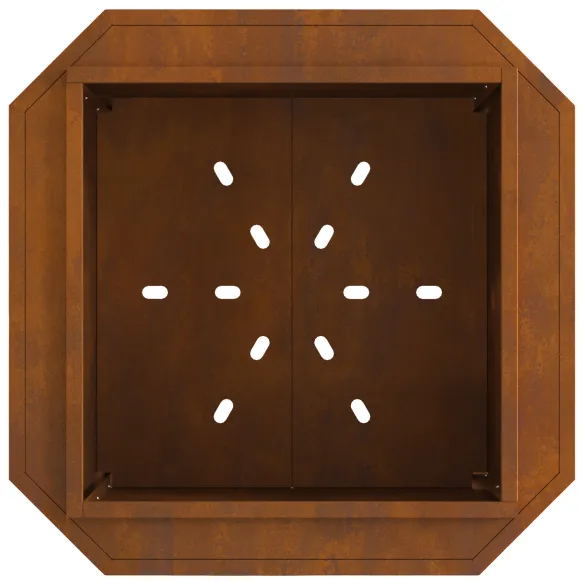 Focar fără fum exterior din oțel rezistent