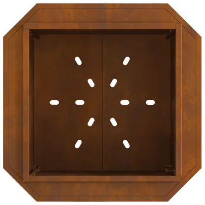 Focar fără fum exterior din oțel rezistent