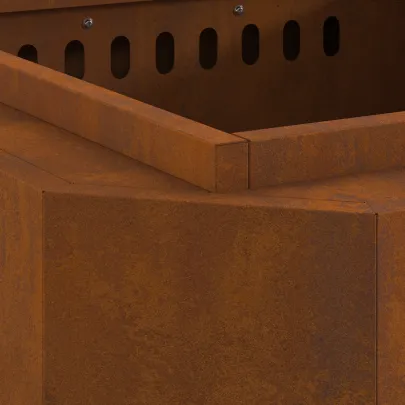 Focar fără fum exterior din oțel rezistent