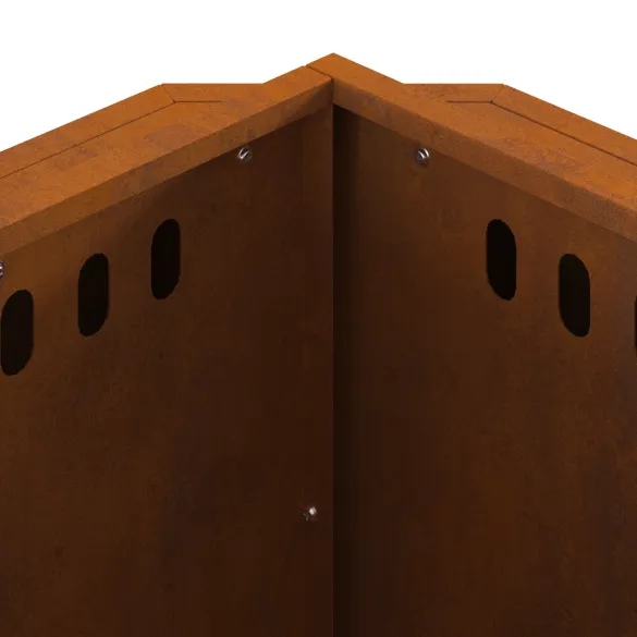 Focar fără fum exterior din oțel rezistent