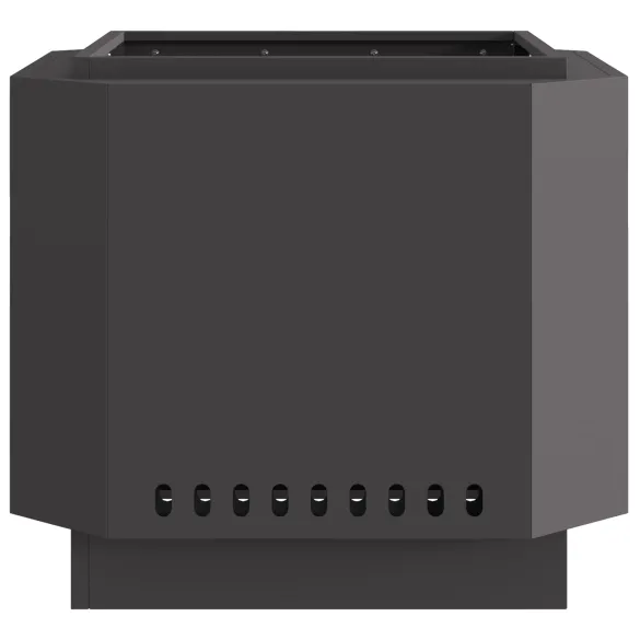 Focar Fără Fum Negru Oțel | Livrare Gratuită 7-9 Zile