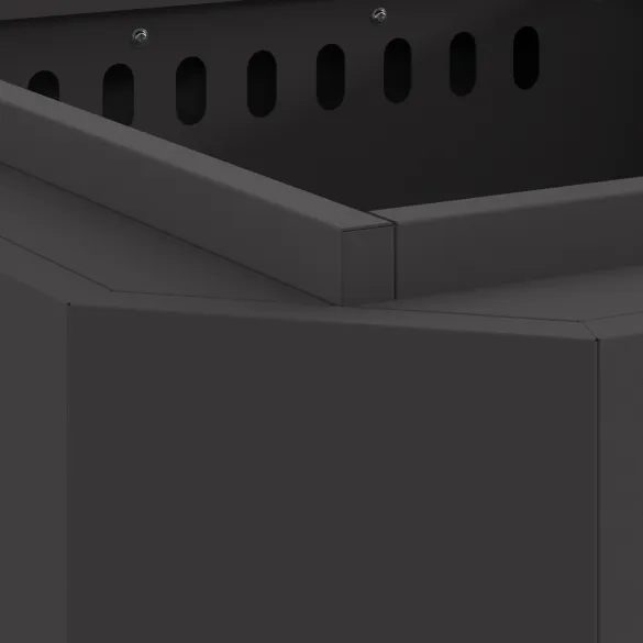 Focar Fără Fum Negru Oțel | Livrare Gratuită 7-9 Zile