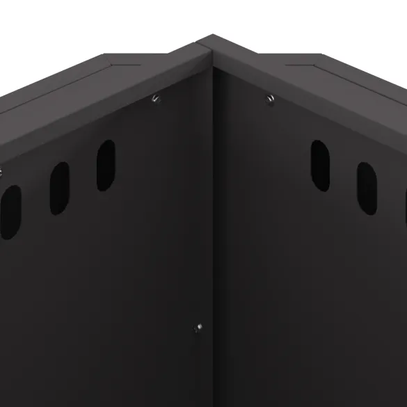 Focar Fără Fum Negru Oțel | Livrare Gratuită 7-9 Zile