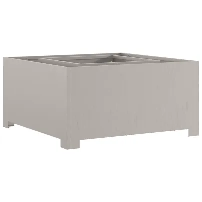 Vatră de foc pătrată - Oțel corten - Livrare gratuită