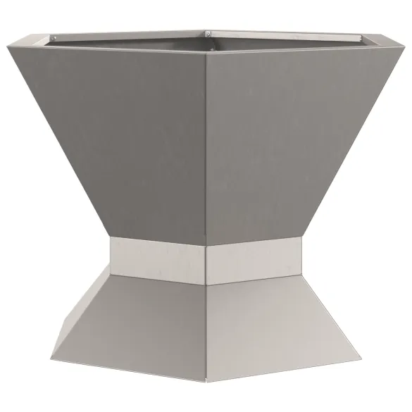 Vatră de foc hexagonal oțel corten | Livrare gratuită