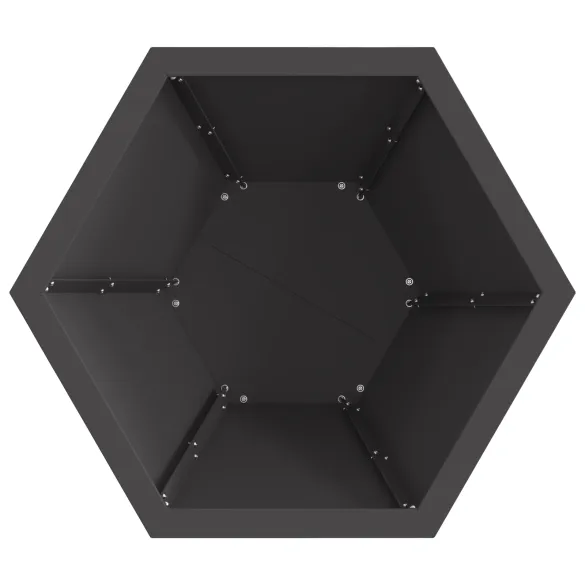 Vatră de foc hexagonală negru pentru exterior | Comandă acum Vatră de foc hexagonală negru pentru exterior | Comandă acum