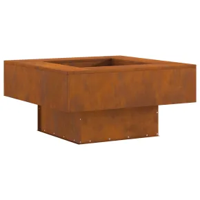 Cuptor Exterior Pătrat Oțel Corten | Foc de Tabără Grădină 2