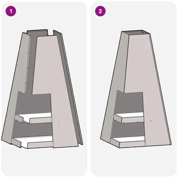 Vatră Foc Corten Exterior cu Depozitare Lemne | Livrare Gratuită