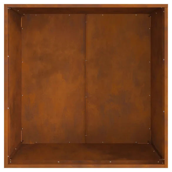 Focar Pătrat Oțel Corten Rezistent la Intemperii | Livrare Gratuită