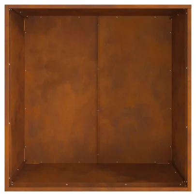 Focar Pătrat Oțel Corten Rezistent la Intemperii | Livrare Gratuită