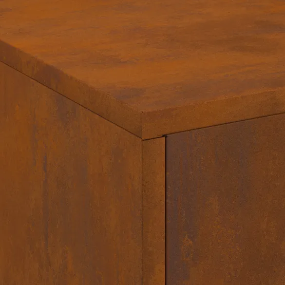 Vatră de foc exterior cu horn - Oțel corten | Livrare gratuită Vatră de foc exterior cu horn - Oțel corten | Livrare gratuită