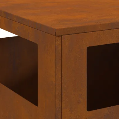 Vatră de foc exterior - oțel corten | Livrare gratuită