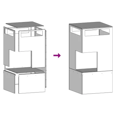 Vatră de foc exterior - oțel corten | Livrare gratuită