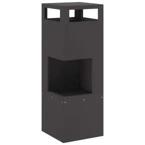 Vatră de foc pătrată negră - Oțel rezistent la rugină 2
