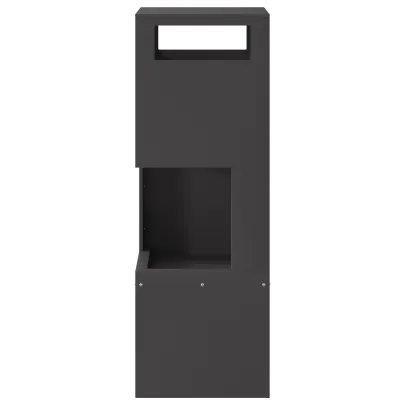 Vatră de foc pătrată negră - Oțel rezistent la rugină