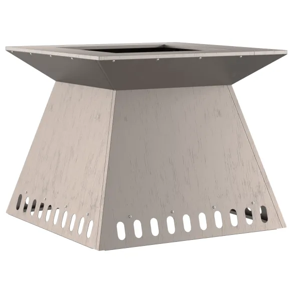 Vatră de foc Corten 60x60x50 cm - Livrare Gratuită