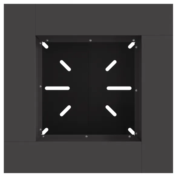 Vatră de Foc Exterior - Negru Mat - Oțel Rezistent Vatră de Foc Exterior - Negru Mat - Oțel Rezistent