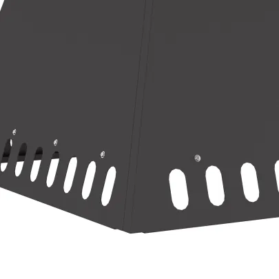 Vatră de Foc Exterior - Negru Mat - Oțel Rezistent