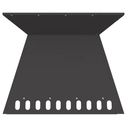 Vatră de Foc Exterior - Negru Mat - Oțel Rezistent