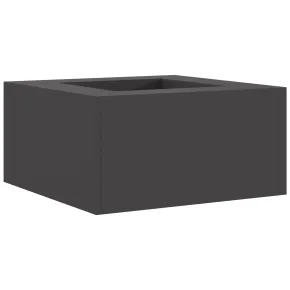 Vatră de foc pătrată exterior - Oțel negru - Livrare gratuită 2