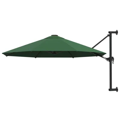 Umbrelă soare perete verde 300 cm - Livrare gratuită