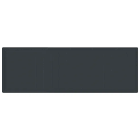 Masă Grădină Extensibilă Antracit Poly Rattan | Livrare Gratuită