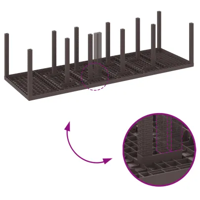 Masă Grădină Poliratan Maro Extensibilă - Livrare Gratuită
