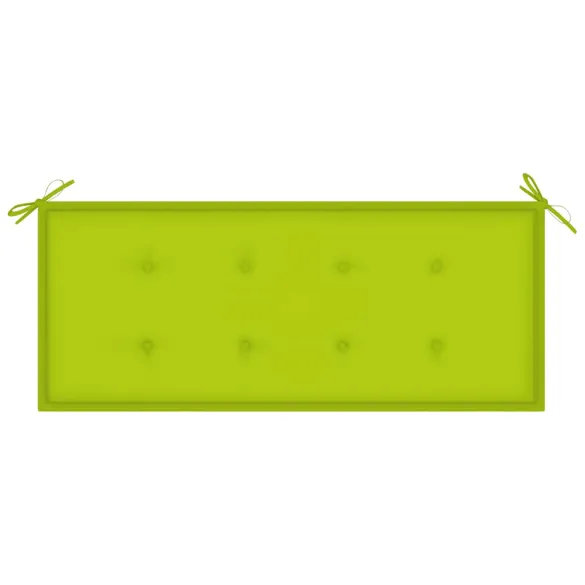 Bancă Grădină Stivuibilă cu Pernă - Lemn Tec | Livrare Gratuită